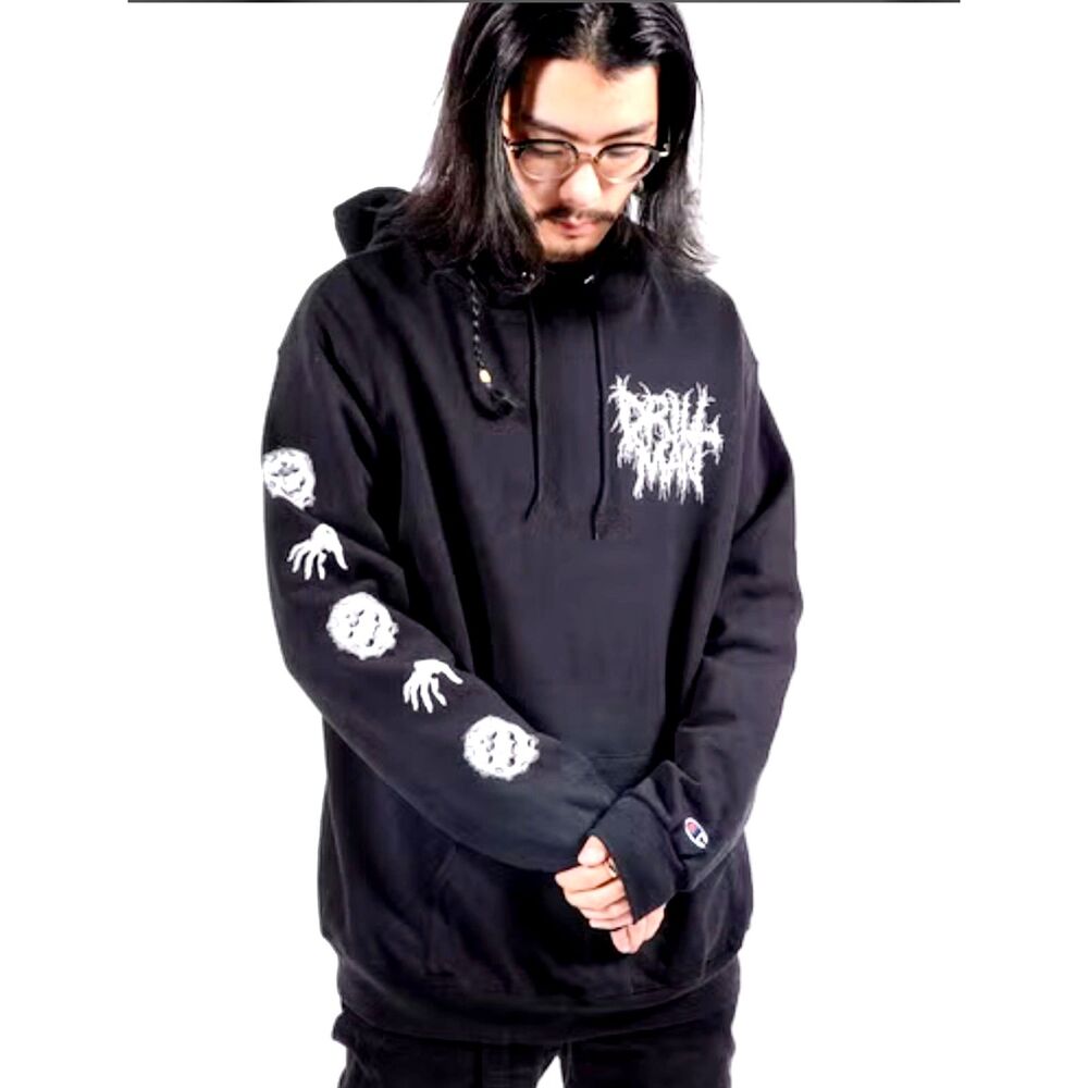 Crunchyroll Loves Junji Ito Collection Hoodie Black Maga Horror Graphic Anime M